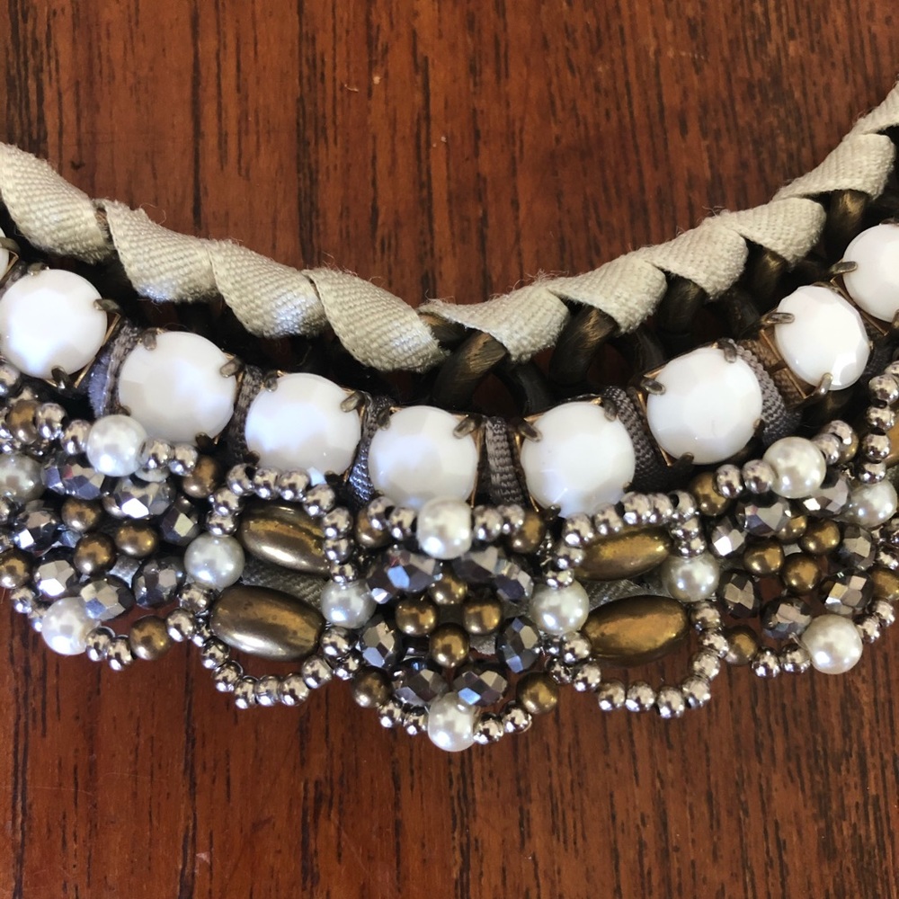 Anthropologie Pam Hiran Beaded Statement Necklace - Picture 4 of 5
